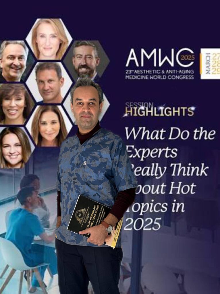 dr-seyed-ahmad-mohammadi-botox-training yapay zeka destekli estetik eğitimi uzmanı AMWC 2025 kongresinde