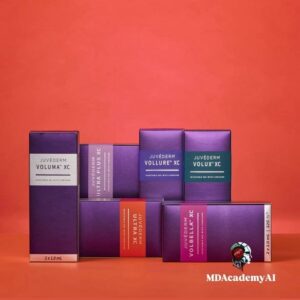 Juvederm hyaluronic acid filler for natural volume and facial rejuvenation